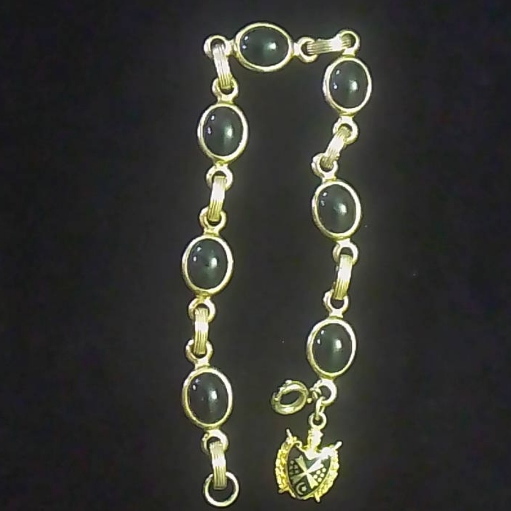 Vintage Genuine Black Onyx's Bracelet!